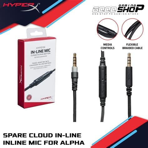 Jual HYPERX Spare Cloud In Line Inline Mic For Alpha Sparepart