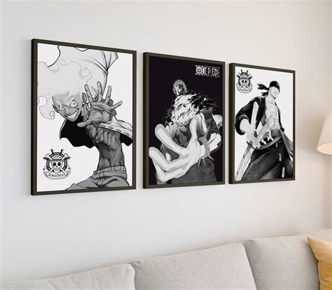 One Piece Poster Set Anime Wall Art Print Anime Art Anime Merch Gaming Poster One Piece Anime