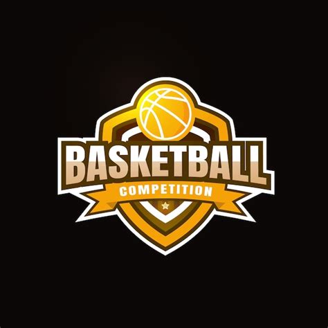 Premium Vector Logo Emblem Of Basketball Colorful Basketball Ball