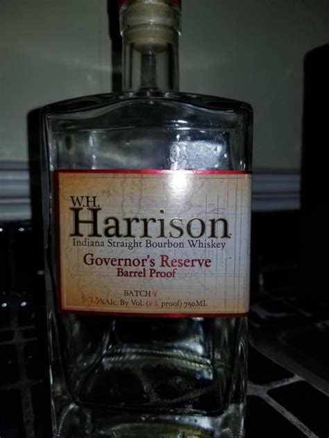 Review Of Tipton Spirits W H Harrison Governors Reserve By