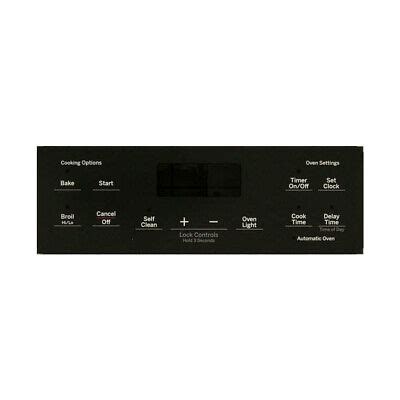 ForeverPRO WB07X25217 Range Control Panel Black For GE Range EBay