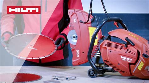 How To Change The Blade On Your Hilti Dsh X Dsh X Gas Saw