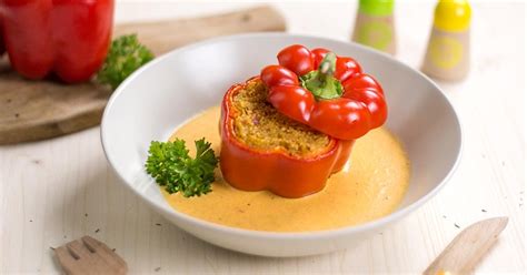 Gefüllte Paprika mit Couscous Freche Freunde Rezept