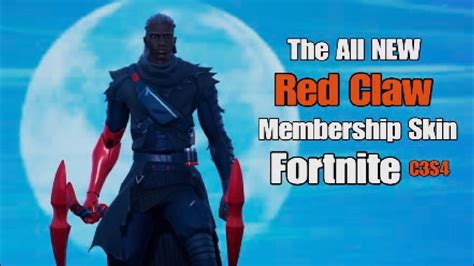 NEW Cinematic Trailer For The Exclusive RED CLAW Skin Fortnite C3S4