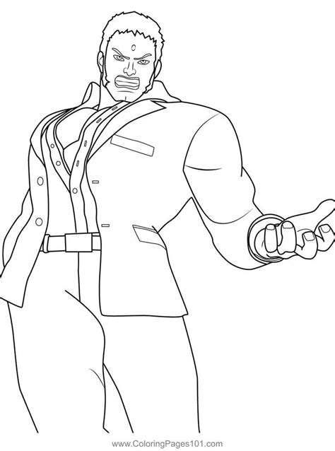 Pin On Street Fighter Coloring Pages