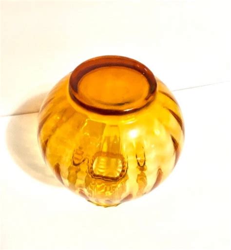 Vintage Glass Vase Vintage Brown Glass Vase Home Decor Etsy