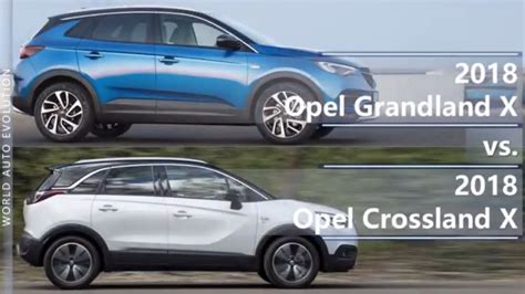 Opel Grandland X Vs Opel Crossland X Technical Comparison