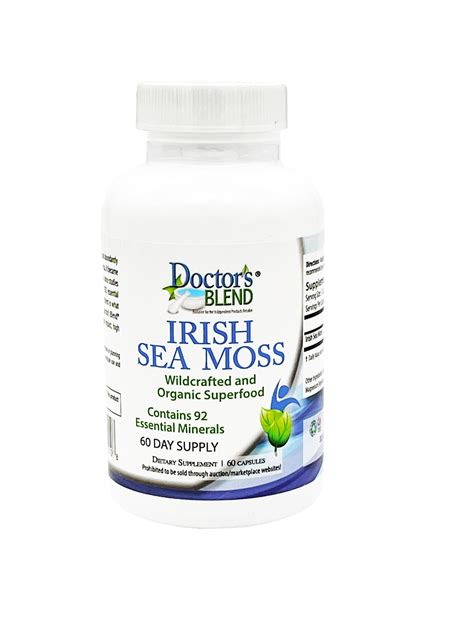 Doctor S Blend Irish Sea Moss 60 Capsules F S