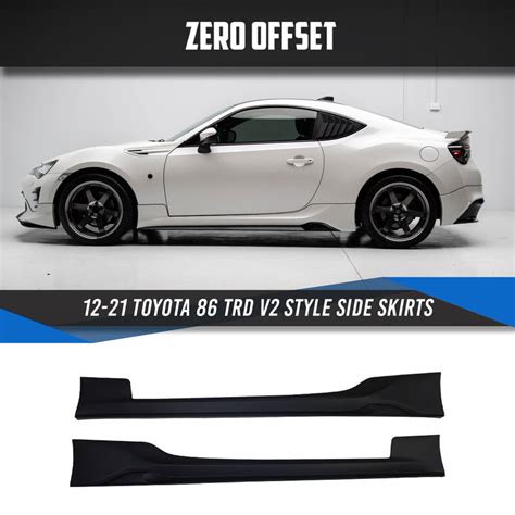 Trd V2 Style Side Skirts For 12 21 Toyota 86 Zn6subaru Brz Zc6