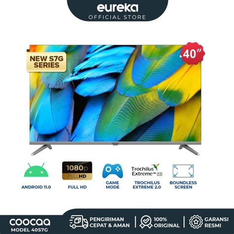 COOCAA Smart Android LED TV 40 Inch Digital TV Android 11 HDR 10