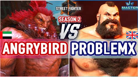 SF6 Angrybird Akuma Vs ProblemX Zangief SF6 High Level Gameplay