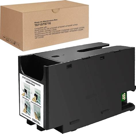 T6715 T6716 Ink Maintenance Box Compatible With Epson T 6715 T 6716