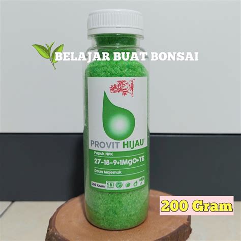 Jual Pupuk Meroke Provit Hijau Npk Daun Kemasan Repack Gram