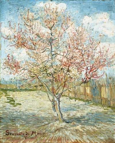 Van Gogh Peach Tree In Bloom