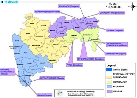 Minerals In Maharashtra Distribution Mines In Maharashtra