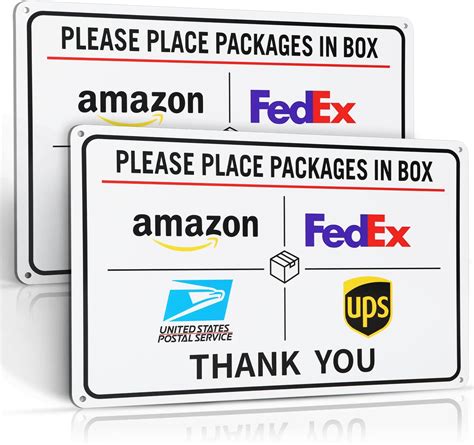 Eyoloty Package Delivery Sign Instructionsdelivery Amazon