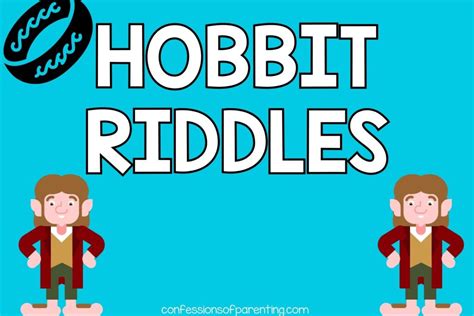 The Best Hobbit Riddles