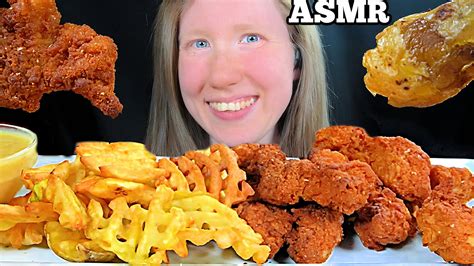 Asmr Chicken Strips Mukbang Eating Sounds Youtube