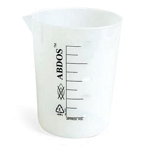 United Scientific Plastic Beakers With Printed Graduations Medline