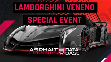 Lamborghini Veneno Asphalt 9 Legends Database