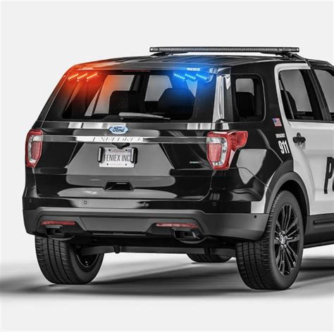 Feniex FN-1521FE Fusion Ford Police Interceptor SUV Utility (Explorer) 2020-2021, Rear Spoiler ...