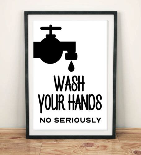 Bathroom Prints Wall Art Poster Toilet Funny Home Picture Fine Art