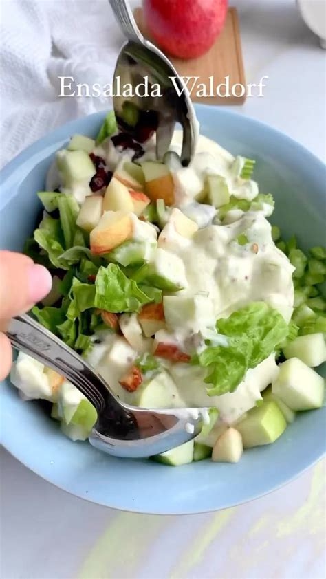 Ensalada De Manzana Waldorf Receta Para Navidad Artofit