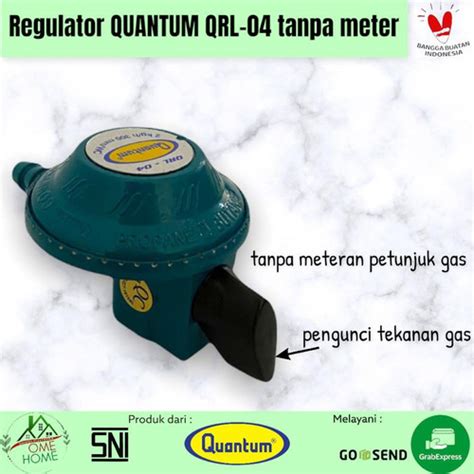 Jual Regulator Gas Quantum Tekanan Rendah QRL 04 Auto Tanpa Meter