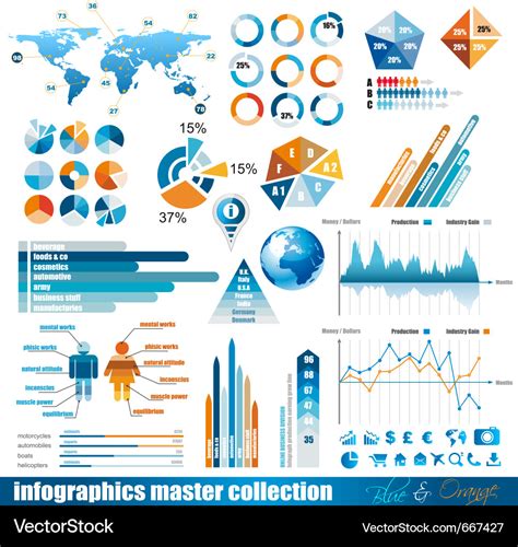 Infographics Royalty Free Vector Image Vectorstock