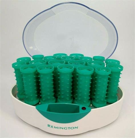Remington H N Hot Rollers Curlers Body Waves Teal Wax Core No