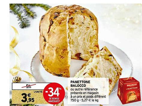 Promo Panettone Balocco Chez Intermarch Express Icatalogue Fr