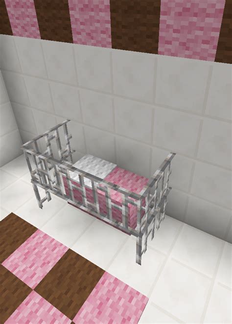 Minecraft Baby Room Bed Crib Furniture Minecraft Furniture Minecraft