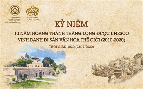 Hoang Thanh Thang Long - 10 years anniversary honored by Unesco World Cultural Heritage (2010 ...