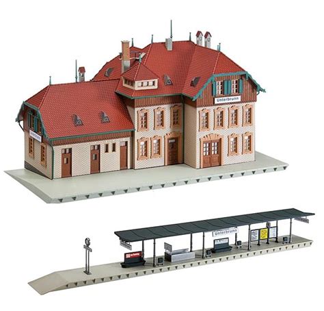 Faller Bahnhof Set Unterbrunn Bahnh Fe H Modellbahn Katalog