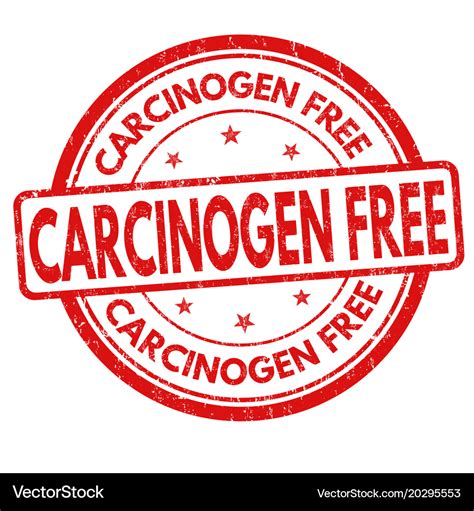 Carcinogen Free Grunge Rubber Stamp Royalty Free Vector