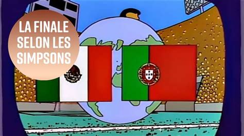 Les Simpsons Avaient Ils Pr Vu La Finale De La Coupe Du Monde