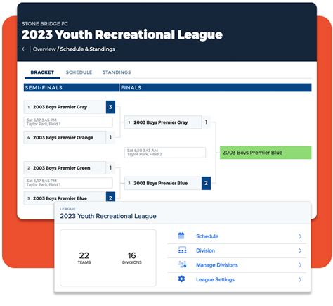 League Management - Sprocket Sports