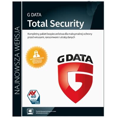 G Data Total Security Pc Miesi Cy Esd Sklep Opinie Cena