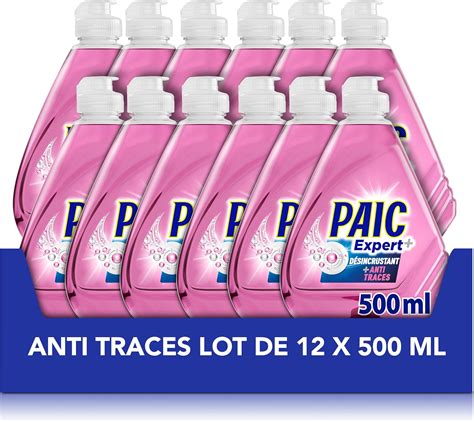 PAIC Liquide Vaisselle Main Paic Expert Anti Traces Nettoie