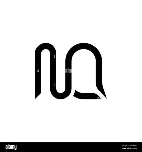 Initial Letter Nq Logo Design Vector Template Creative Abstract Nq