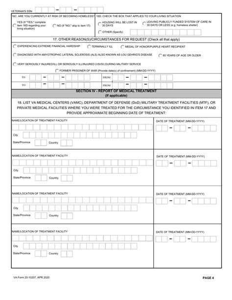 Va Form 20 10207 Fill Out Sign Online And Download Fillable Pdf