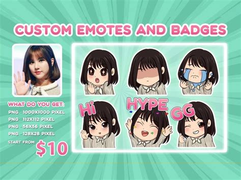 Custom Cute Chibi Emotes For Twitch Or Discord Upwork