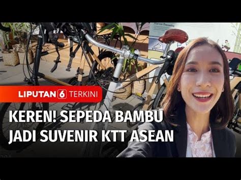 Keren Sepeda Bambu Flores Jadi Salah Satu Suvenir Untuk Kepala Negara