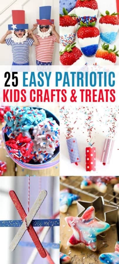 25 Patriotic Kids Crafts And Treats ⋆ Real Housemoms