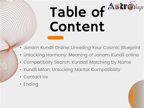 Ppt Janam Kundli Online Unveiling Your Cosmic Blueprint Powerpoint