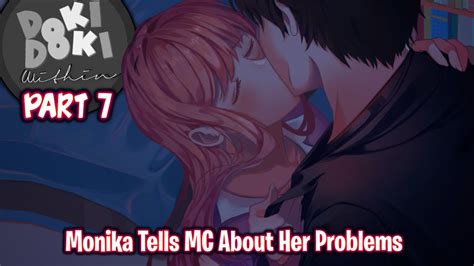 Monika Tells MC About Her Problems Part 7 DDLC Within MOD YouTube