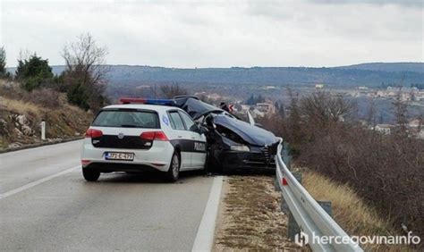 Policija U Estvovala U Te Kom Sudaru Na Cesti Mostar Itluk Poginula