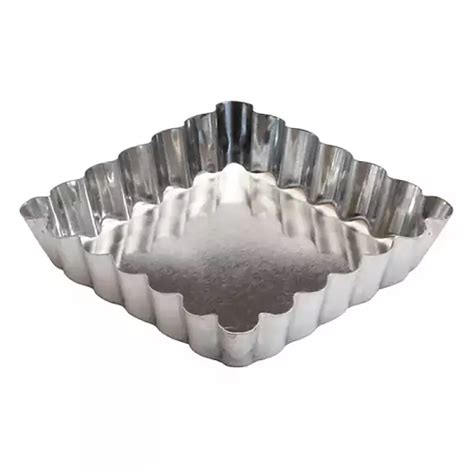 Moule tartelette carrée fer blanc Gobel Moule pâtisserie Cuisin Store