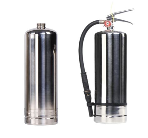 Empty Stainless Steel Fire Extinguisher Cylinders Footing Ring Model