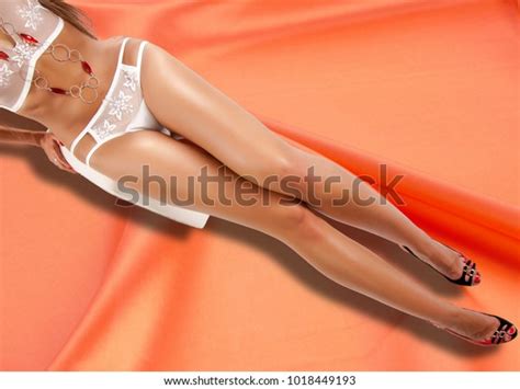 Legs Abdomen Boobs Tits Girl Photographed Stock Photo Shutterstock